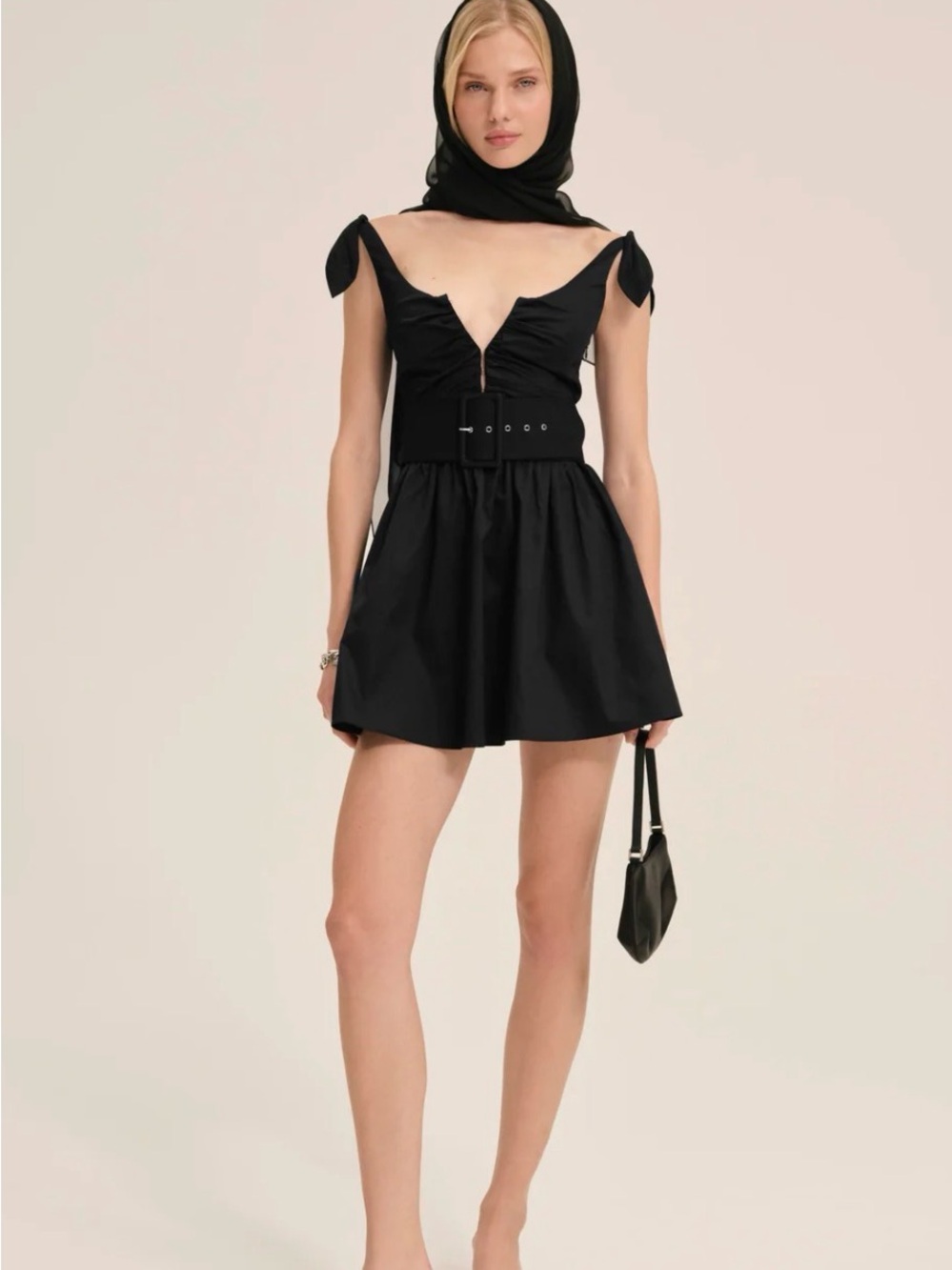 For Love & Lemons Black Mini Dress | NWT | XL (Fits M/L) | Read description